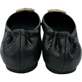 トリーバーチ TORY BURCH フラットパンプス ブラック レザー レディース パンプス