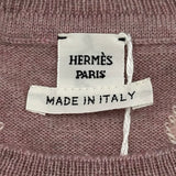 エルメス HERMES BRIDES DE GALA カシミヤトップス 5E2698DC ピンク カシミヤ レディース ニット