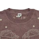 エルメス HERMES BRIDES DE GALA カシミヤトップス 5E2698DC ピンク カシミヤ レディース ニット