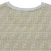 フェンディ FENDI FF総柄カットソー FY0936 アイボリー コットン メンズ カットソー
