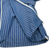 バレンシアガ BALENCIAGA ロゴ刺繍オーバーサイズブルゾン 571434 ブルー コットン メンズ ブルゾン