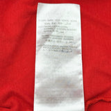 グッチ GUCCI ロゴプリント長袖Tシャツ 476330 レッド コットン メンズ 長袖Ｔシャツ