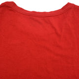 グッチ GUCCI ロゴプリント長袖Tシャツ 476330 レッド コットン メンズ 長袖Ｔシャツ