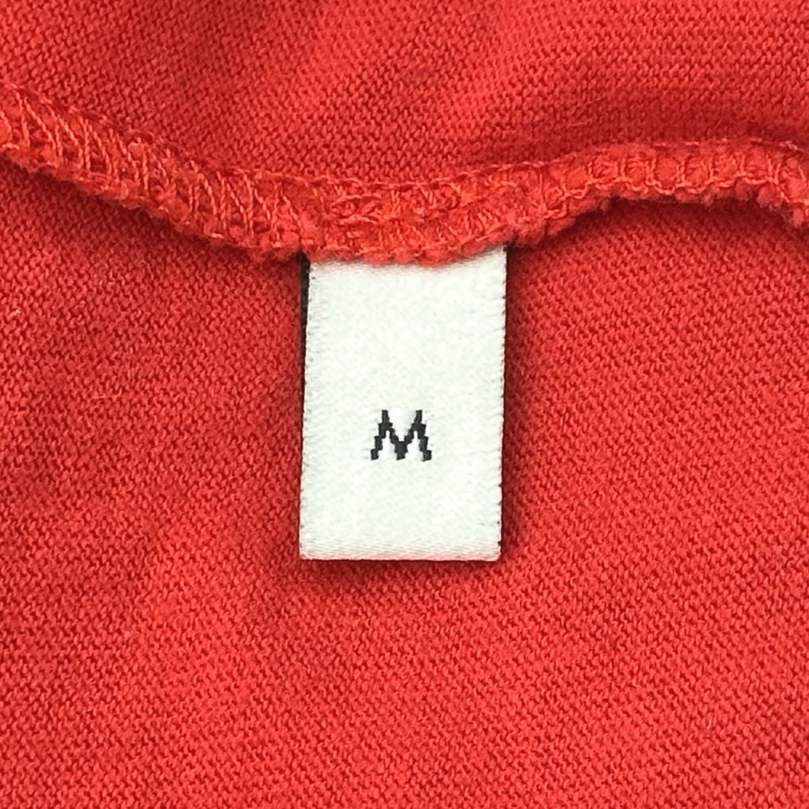 グッチ GUCCI ロゴプリント長袖Tシャツ 476330 レッド コットン メンズ