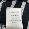 クリスチャン・ディオール Christian Dior ボーダーニットパーカー 314G12AM724 ネイビー コットン レディース パーカー