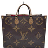 ルイ・ヴィトン LOUIS VUITTON オンザゴー GM M44576 ブラウン ジャイアント・リバース メンズ ハンドバッグ