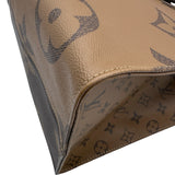 ルイ・ヴィトン LOUIS VUITTON オンザゴー GM M44576 ブラウン ジャイアント・リバース メンズ ハンドバッグ
