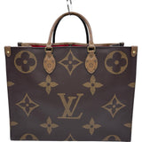 ルイ・ヴィトン LOUIS VUITTON オンザゴー GM M44576 ブラウン ジャイアント・リバース メンズ ハンドバッグ