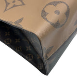 ルイ・ヴィトン LOUIS VUITTON オンザゴーGM M45320 ブラウン ジャイアント・リバース レディース ハンドバッグ
