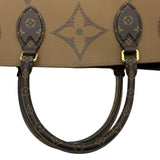 ルイ・ヴィトン LOUIS VUITTON オンザゴーGM M45320 ブラウン ジャイアント・リバース レディース トートバッグ