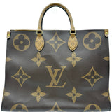 ルイ・ヴィトン LOUIS VUITTON オンザゴーGM M45320 ブラウン ジャイアント・リバース レディース トートバッグ