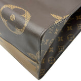 ルイ・ヴィトン LOUIS VUITTON オンザゴーGM M45320 ブラウン ジャイアント・リバース レディース トートバッグ