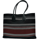 サルヴァトーレ・フェラガモ Salvatore Ferragamo ロゴトート 214955 ブラック/フレイムレッド ファブリック レディース トートバッグ