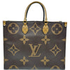 ルイ・ヴィトン LOUIS VUITTON オンザゴーGM M44576 ブラウン ジャイアント・リバース レディース トートバッグ