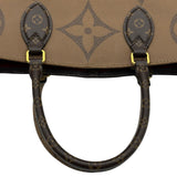 ルイ・ヴィトン LOUIS VUITTON オンザゴーGM M44576 ブラウン ジャイアント・リバース レディース トートバッグ