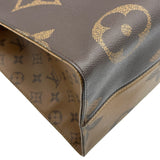 ルイ・ヴィトン LOUIS VUITTON オンザゴーGM M44576 ブラウン ジャイアント・リバース レディース トートバッグ