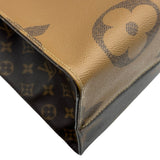 ルイ・ヴィトン LOUIS VUITTON オンザゴーGM M44576 ブラウン ジャイアント・リバース レディース トートバッグ