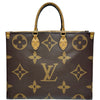 ルイ・ヴィトン LOUIS VUITTON オンザゴーGM M44576 ブラウン ジャイアント・リバース レディース トートバッグ