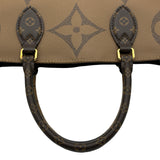 ルイ・ヴィトン LOUIS VUITTON オンザゴーGM M44576 ブラウン ジャイアント・リバース レディース トートバッグ