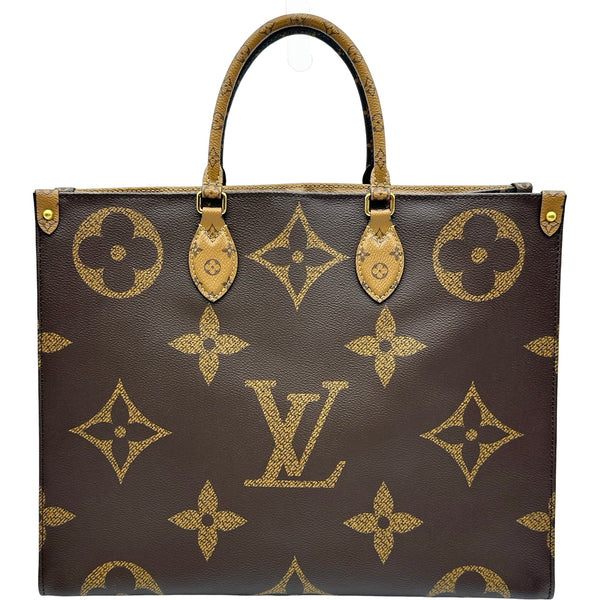 ルイヴィトン◎オンザゴー MM リバース オンザゴー トートバッグ M44576 ルイ・ヴィトン LOUIS VUITTON オンザゴーGM M44576 ブラウン