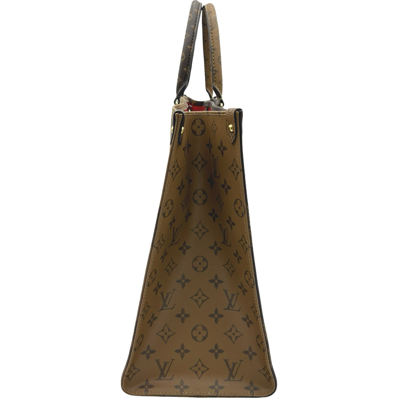 ルイ・ヴィトン LOUIS VUITTON オンザゴーGM M44576 ブラウン