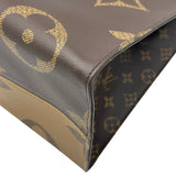 ルイ・ヴィトン LOUIS VUITTON オンザゴーGM M44576 ブラウン ジャイアント・リバース レディース トートバッグ