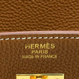 エルメス HERMES バーキン40 □O刻 ゴールド ゴールド金具 トゴ レディース ハンドバッグ