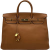 エルメス HERMES バーキン40 □O刻 ゴールド ゴールド金具 トゴ レディース ハンドバッグ