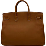 エルメス HERMES バーキン40 □O刻 ゴールド ゴールド金具 トゴ レディース ハンドバッグ