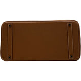 エルメス HERMES バーキン40 □O刻 ゴールド ゴールド金具 トゴ レディース ハンドバッグ