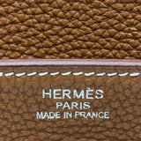 エルメス HERMES バーキン40 □N刻 ゴールド シルバー金具 トゴ ユニセックス ハンドバッグ