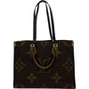 ルイ・ヴィトン LOUIS VUITTON オンザゴーMM M45321 ブラウン ジャイアント・リバース レディース ハンドバッグ