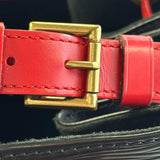 ルイ・ヴィトン LOUIS VUITTON ノエ M44017 カスティリアンレッド・ノワール エピ レディース ショルダーバッグ