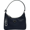 プラダ PRADA Re-Edition 2005 ミニバッグ 1N204X ブラック ナイロン サフィアーノレザー レディース ハンドバッグ