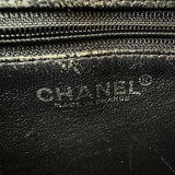 シャネル CHANEL 復刻トート ブラック/シルバー金具 キャビアスキン レディース ショルダーバッグ