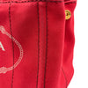 プラダ PRADA カナパバッグ 1BG439 レッド キャンバス レディース トートバッグ