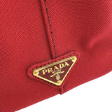 プラダ PRADA カナパバッグ 1BG439 レッド キャンバス レディース トートバッグ