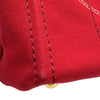 プラダ PRADA カナパバッグ 1BG439 レッド キャンバス レディース トートバッグ
