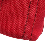 プラダ PRADA カナパバッグ 1BG439 レッド キャンバス レディース トートバッグ
