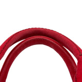 プラダ PRADA カナパバッグ 1BG439 レッド キャンバス レディース トートバッグ