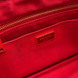 プラダ PRADA カナパバッグ 1BG439 レッド キャンバス レディース トートバッグ