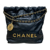 シャネル CHANEL CHANEL22 ミニバッグ AS3980 ブラック ゴールド金具 シャイニーカーフ レディース ショルダーバッグ