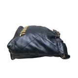 シャネル CHANEL CHANEL22 ミニバッグ AS3980 ブラック ゴールド金具 シャイニーカーフ レディース ショルダーバッグ