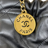 シャネル CHANEL CHANEL22 ミニバッグ AS3980 ブラック ゴールド金具 シャイニーカーフ レディース ショルダーバッグ