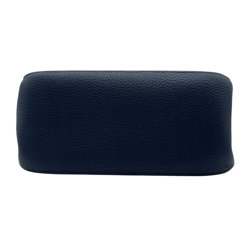 エルメス HERMES ジプシエール28 □N刻 ブルードマルト/シルバー金具