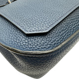 エルメス HERMES ジプシエール28 □N刻 ブルードマルト/シルバー金具 トリヨン レディース ショルダーバッグ