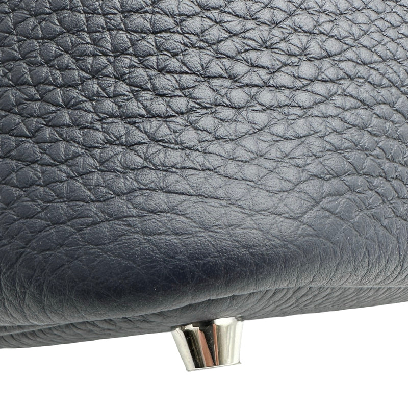 エルメス HERMES ピコタンロックPM K刻 ブルーニュイ シルバー金具