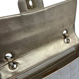 シャネル CHANEL ニュートラベルライン チェーンバッグ A15285 ベージュ/ゴールド金具 ナイロンジャガード レディース ショルダーバッグ