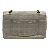 シャネル CHANEL ニュートラベルライン チェーンバッグ A15285 ベージュ/ゴールド金具 ナイロンジャガード レディース ショルダーバッグ