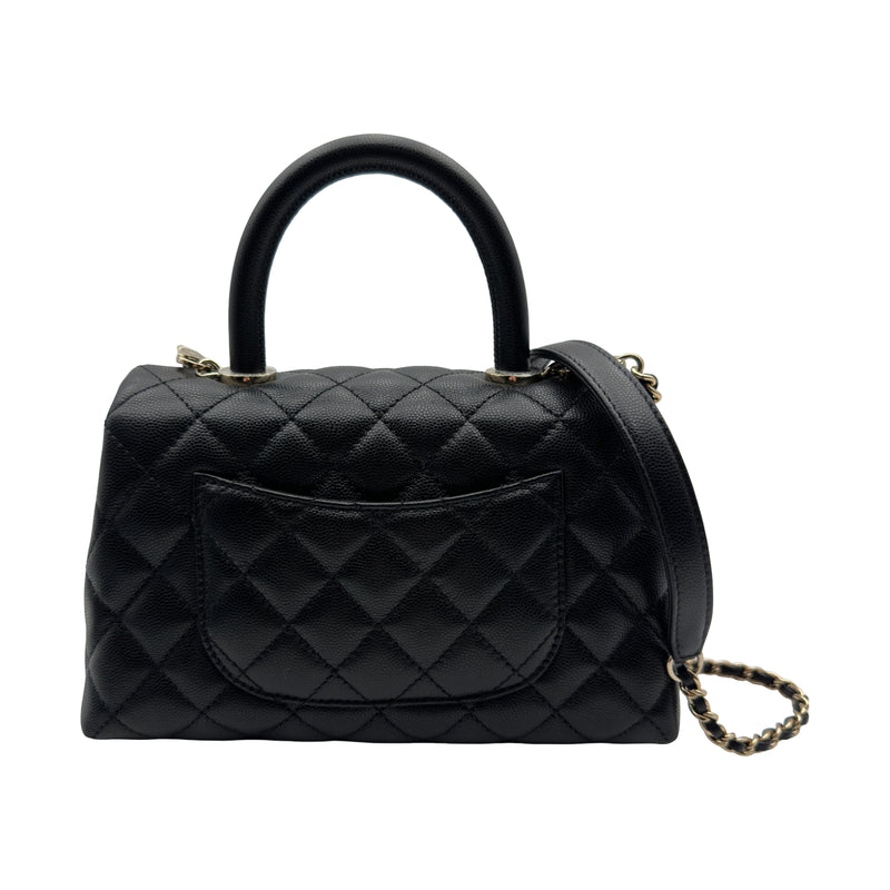 シャネル CHANEL ココハンドル XS A92990 ブラック ゴールド金具